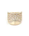 Crivelli Band Ring in Rose Gold and Diamonds