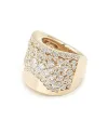 Crivelli Band Ring in Rose Gold and Diamonds