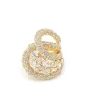 Bague Crivelli en or rose et diamants