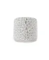 Anello Fascia Crivelli in Oro Bianco e Diamanti