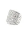 Anello Fascia Crivelli in Oro Bianco e Diamanti