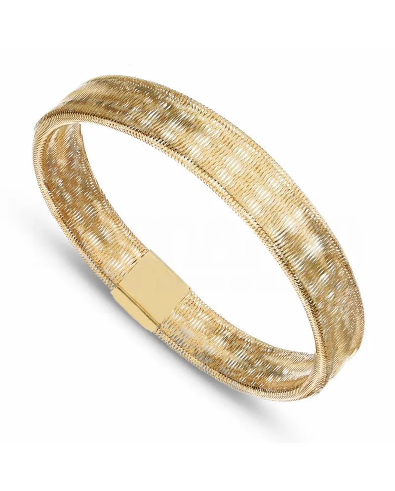 Bracelet élastique Casella Gioielli en or jaune 8 mm