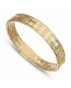 Elastic Bracelet Casella Gioielli in Yellow Gold 8 mm