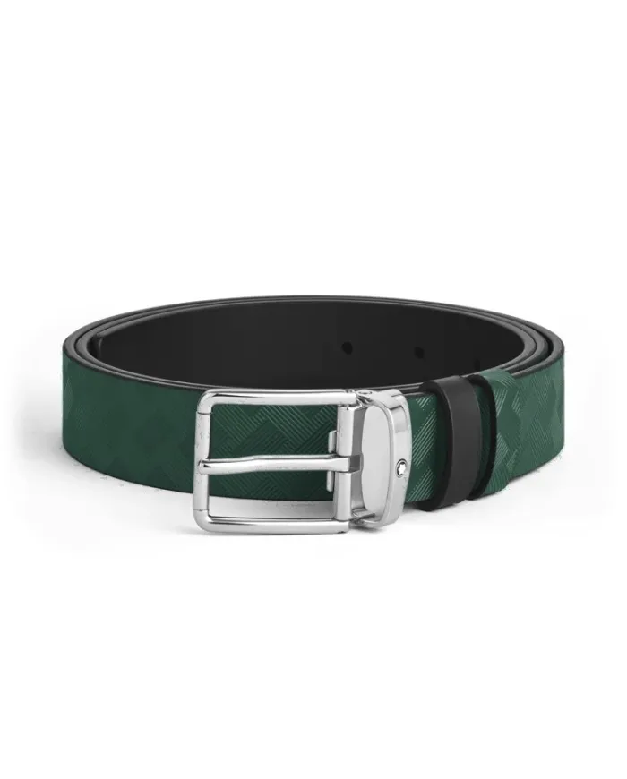 Montblanc Extreme 3.0 Green Leather Belt