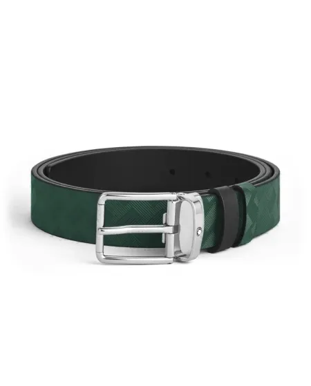 Cintura Montblanc Extreme 3.0 in Pelle Bristish Green 30 mm