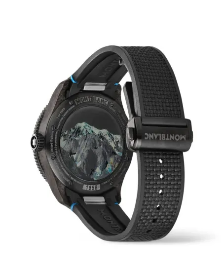 Montre Montblanc 1858 Geosphere Carbon 0 Oxygen Édition limitée - 1969 pièces