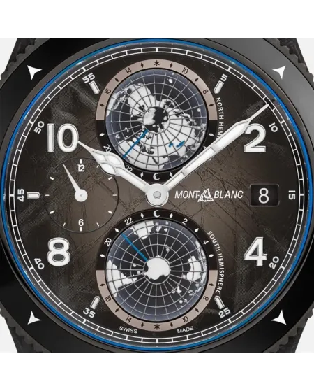 Montblanc 1858 Geosphere Carbon 0 Oxygen Limited Edition Watch - 1969 Pieces