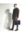 Cartella Piatta Montblanc Meisterstück in Pelle Nera