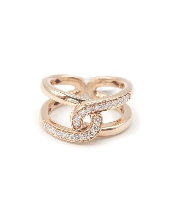 Crivelli Ring in Rose Gold and Diamonds