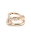 Anello Crivelli in Oro Rosa e Diamanti