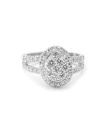 Bague Crivelli en or blanc et diamants