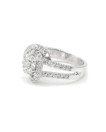 Bague Crivelli en or blanc et diamants