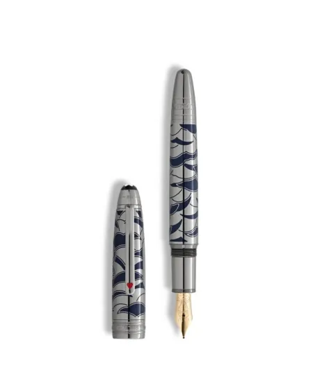 Penna Stilografica Montblanc Solitaire Le Grand Meisterstuck Around the World in 80 Days