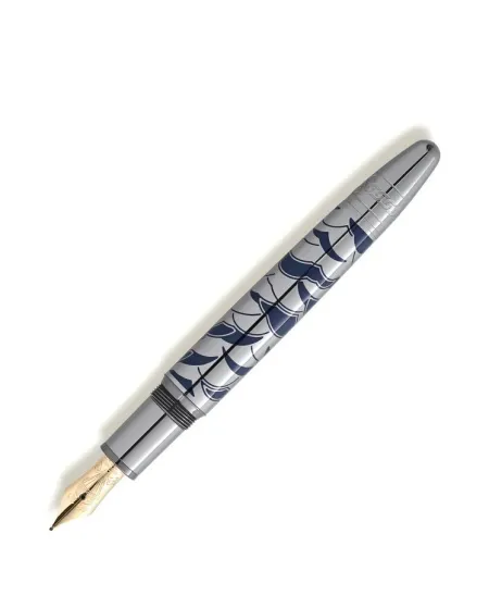 Penna Stilografica Montblanc Solitaire Le Grand Meisterstuck Around the World in 80 Days