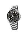 Montre Oris Aquis Date avec cadran noir et bracelet en acier