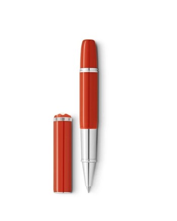 Stylo Roller Montblanc Heritage Rouge et Noir « Baby » Édition Spéciale Corail