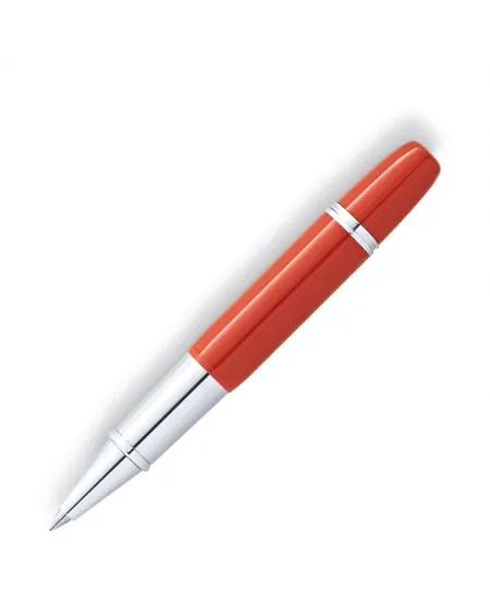 Stylo Roller Montblanc Heritage Rouge et Noir « Baby » Édition Spéciale Corail