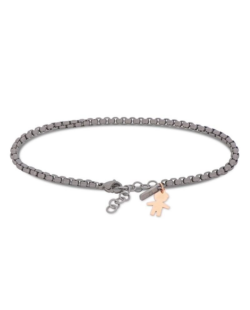 MANO|J Scooby doo Titanium Bracelet with Gold Baby