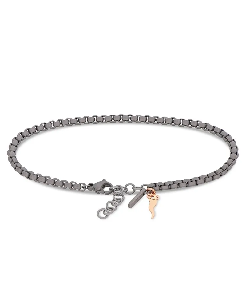 MANO|J Scooby doo Titanium Bracelet with Gold Horn