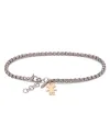 Bracciale MANO|J Scooby doo in Titanio con Bimba in Oro