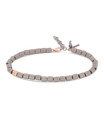 Bracelet Hexagone MANO|J en Titane et Or