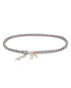 Bracciale MANO|J Scooby doo in Titanio con Dollaro in Oro