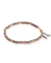Bracciale MANO|J Cuby in Titanio con Rodonite e Oro