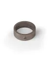Bague solitaire en titane MANO|J avec diamant noir