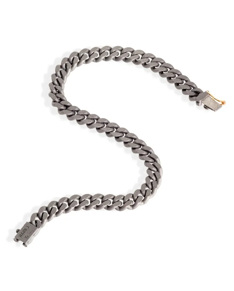 Bracelet Montre En Titane 14mm - Fermoir Déployant Ton Foncé, Résistant à L'Eau, Neuf