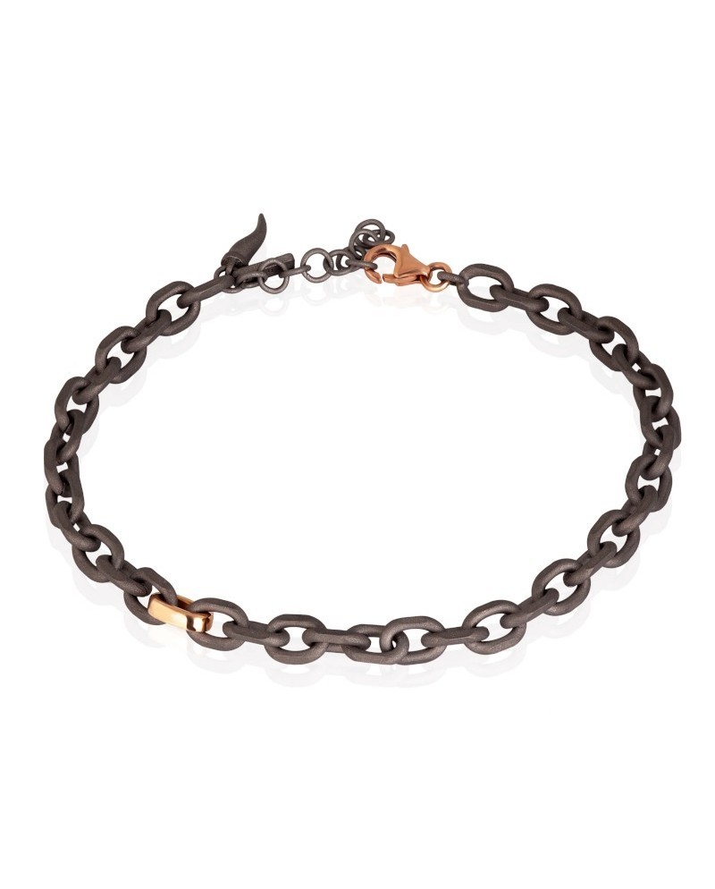 Bracelet minimaliste MANO|J en titane et or
