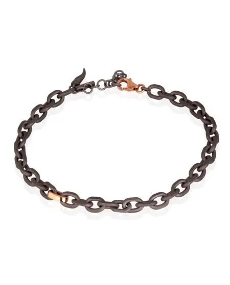 MANO|J Minimal Bracelet in Titanium and Gold