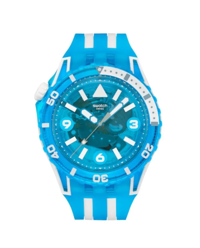 Montre Swatch Scubaqua Blue Fire