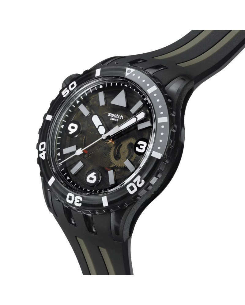 Swatch Scubaqua Black Sea Nettle watch