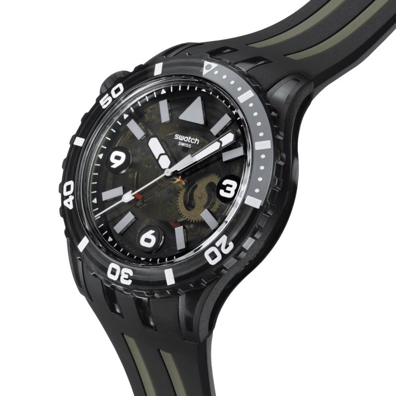Swatch Scubaqua Black Sea Nettle watch