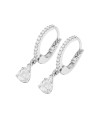Ponte Vecchio Benvenuto Earrings in White Gold with Diamonds