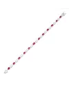 Ponte Vecchio Benvenuto Bracelet in White Gold with Rubies