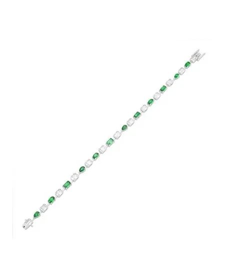 Ponte Vecchio Benvenuto Bracelet in White Gold with Emeralds