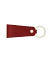 Porte-clés quotidien Pineider en cuir vieilli rouge
