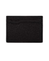 Pineider Card Holder in Black Tumbled Leather 4 Compartments