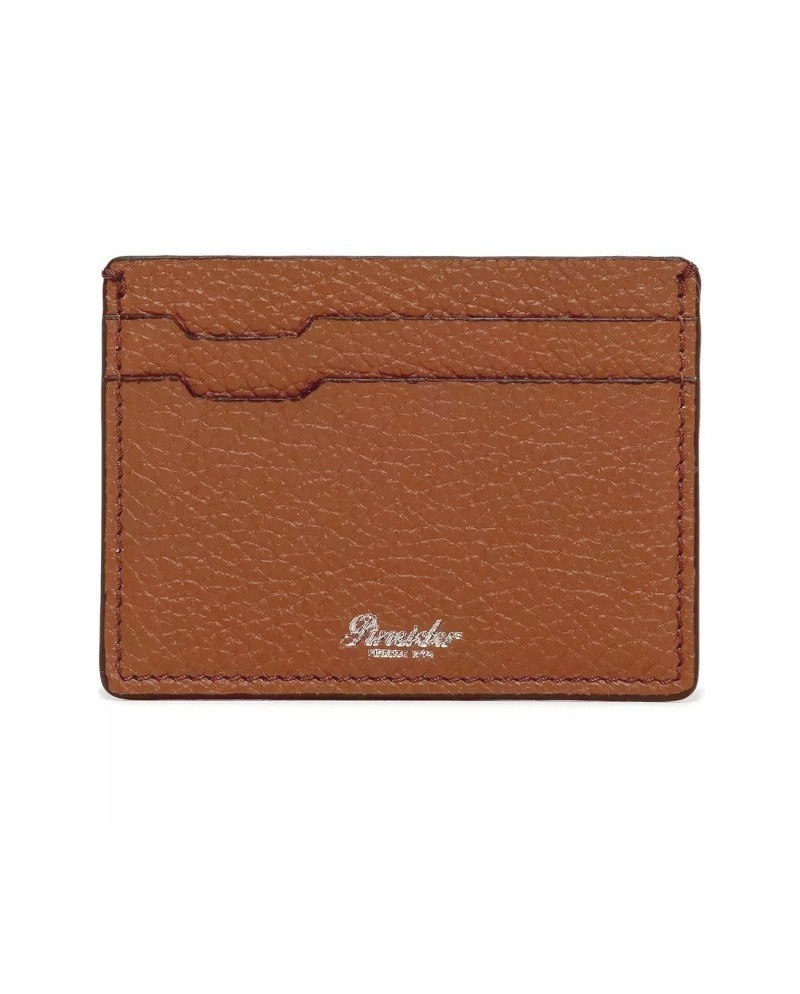 Porta Carte Pineider in Pelle Marrone Bottalata 4 Scomparti