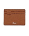 Porte-cartes Pineider en cuir vieilli marron, 4 compartiments