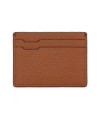 Pineider Card Holder in Brown Tumbled Leather 4 Compartments