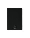Carnet Pineider Jazz Plus 145 x 210 mm Noir - Feuilles blanches