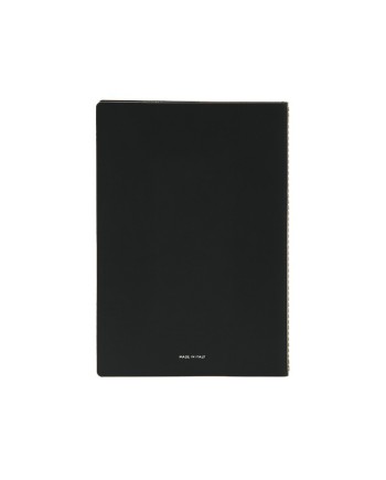 Carnet Pineider Jazz Plus 145 x 210 mm Noir - Feuilles blanches