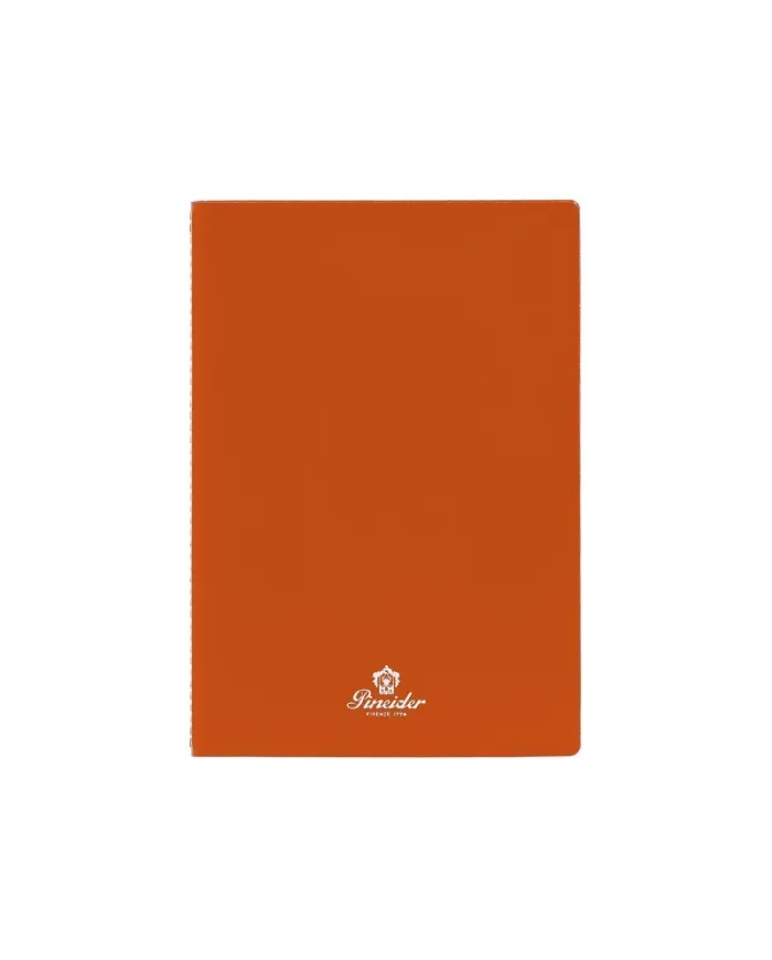 Carnet Pineider Jazz Plus 145 x 210 mm Orange - Feuilles blanches