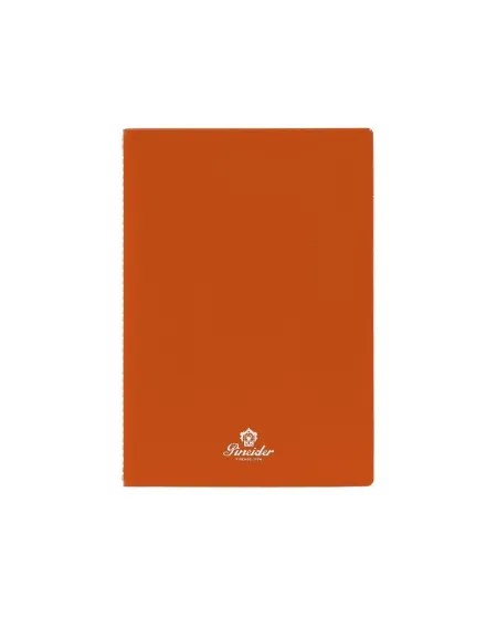 Notebook Pineider Jazz Plus 145 x 210 mm Arancio - Fogli Bianchi