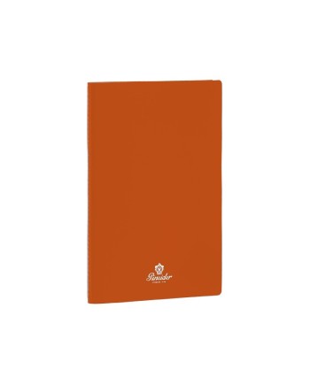 Carnet Pineider Jazz Plus 145 x 210 mm Orange - Feuilles blanches