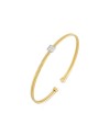 Ponte Vecchio Nobile New Bracelet in Yellow Gold with Diamond Pavé