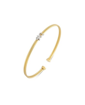 Nouveau bracelet Ponte Vecchio Nobile en or jaune avec diamant Gecko