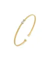 Ponte Vecchio Nobile New Bracelet in Yellow Gold with Diamond Gecko